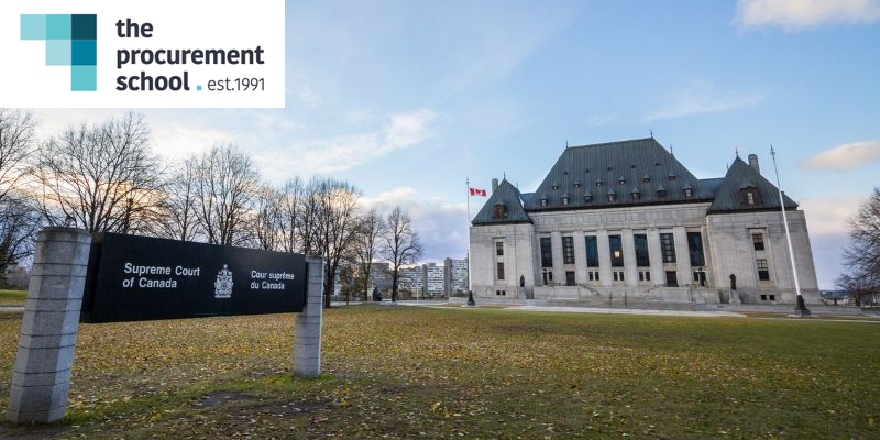 new supreme court of Canada ruling upholds unfairness exclusion clause in rfp process